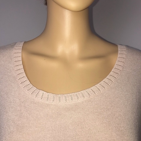 American Eagle Pink Lace Back Oversized Sweater - Size Small Petite - Picture 3 of 10